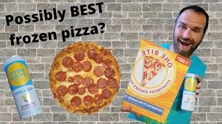 Frozen pizza review of Dave Portnoy One Bite Pizza. Bonus review of High Noon!