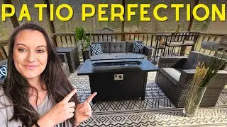 🔥 Super Patio 8-Piece Patio Furniture Set Review | Sectional Sofa with Fire Pit Table & Storage