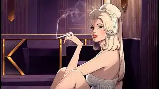 Under the City Lights | Chill Jazz | Elegant Animated Cigarette Smoke