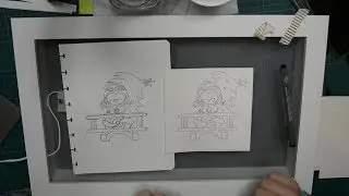 Christmas Cards DIY Part 1: Drawing out my Christmas Cards