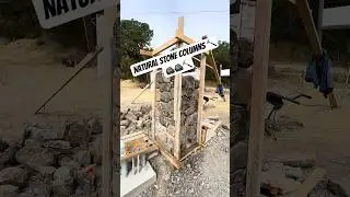 #column de piedra #work #stone #masonry #stone #walls #fypシ #youtubeshorts #fyp