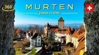 Средневековый город Мюртен /Швейцария /360&deg;/VR/5K/Видео