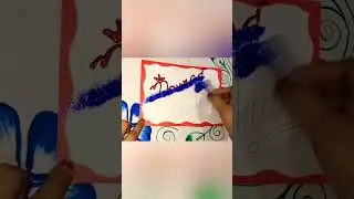 Glitter Art ASMR: Relaxing & Satisfying Crafting #Sessionglitterlettering #customnameart#🥰❤️😍😊😊❤️❤️