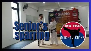 Mighty Kick Senior's Sparring (ITF Taekwondo Malaysia) 