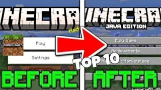 Top 10 minecraft best settings like Java edition😨 || Minecraft || GamerDefeat