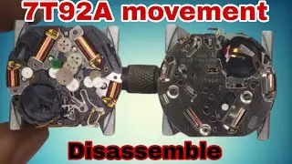 How To Service Seiko 7T92A Movement | Disassemble Part | #Maxztime |Watch_Repair_Channel