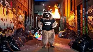 This Raccoon Started a Fashion Cult in a Dumpster