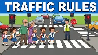 ट्रैफिक के नियम | Road Safety | Traffic Lights | Kids Videos | Hindi Moral Story | Fun and Learn