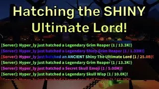 I HATCHED THE FIRST SHINY ULTIMATE LORD! - MINING SIM 2