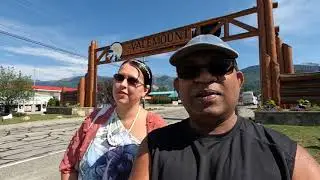 Remote roadside village, Valemount, BC Canada