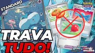 Jellicent ex veio pra DOMINAR o formato! | Gameplay Pok&eacute;mon TCG Live