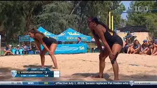 NCAA Women's Beach Volleyball - Long Beach State at UCLA (April 13th 2016)