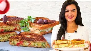 رجعنا تاني للمدرسة,,  ساندوتشات الرايقيين بسيطة و سهلة وسريعة  مع لينا مسعد