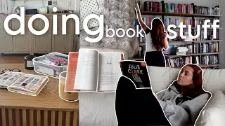 let's do book stuff together! (reading vlog, library trip, reading journal updates)