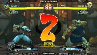 Battlefield Arcadia - SSF4ae LF - Marley VS Shine