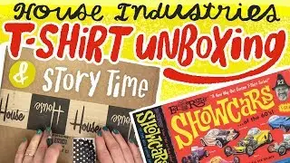 UNBOXING and STORYTIME - House Industries Ed Big Daddy Roth Mysterion TSHIRT - Kathy Weller Art