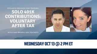 Solo 401k After Tax Contributions
