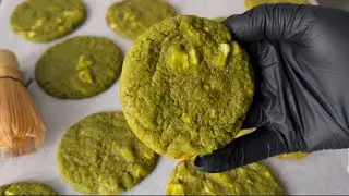 #Matcha Cookies with White Chocolate | Matcha Cookies met Witte Chocolade 