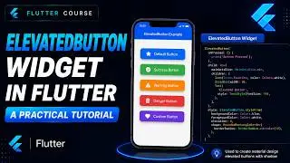 ElevatedButton Widget in Flutter | Arabic Tutorial