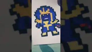 thanos pixel art