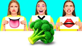 काटने, चाटना, या कुछ भी नहीं चुनौती | मज़ेदार भोजन युद्ध DoDo Challenge