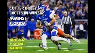 KENTUCKY QB CUTTER BOLEY TAKES DOWN THE FLORIDA GATORS. #kentuckywildcats #secfootball