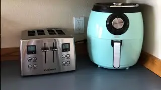 DASH Deluxe Electric Air Fryer + Oven Cooker with Temperature Control, Non-stick Fry Basket