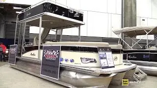 2015 Avalon Windjammer Funship 2585 FS Pontoon Boat - Walkaround - 2015 Quebec Boat Show