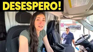 Nossa van estragou na estrada! Cidade desolada no Canadá! Vivendo num Motorhome.