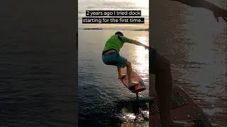 93 days to learn this before I turn 40. #dockstart #foil #pump foiling #freefoiling