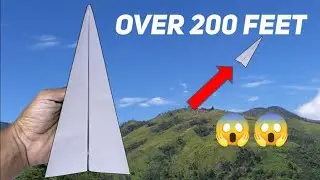 How To Make Paper Airplane Easy that Fly Far || SUPER SONIC - Rocket Plane