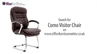 Como Leather Visitor Chair from OfficeFurnitureOnline.co.uk