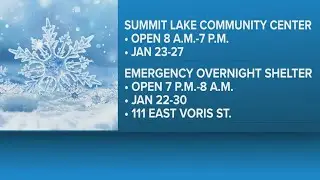 Akron to activate warming center amid plummeting temperatures and looming winter storm