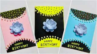 DIY Beautiful Handmade Birthday Card | Easy Card Making Tutorial ✂️✨