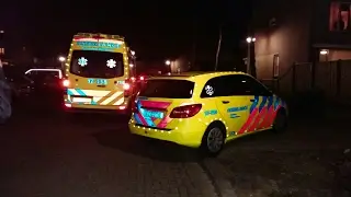 25-03-2017 Trauma helikopter in Hellevoetsluis op de fuikhoren [DONKER]
