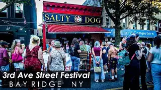 3rd Avenue Street Festival BAY RIDGE NY | Walking in Brooklyn NYC | Commentary & City Ambience 4K