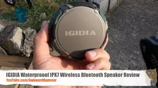 IGIDIA Waterprooof IPX7 Wireless Bluetooth Speaker Review