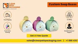 Custom Printed Soap Packaging Boxes |  Soap Boxes | Soap Packaging With 100% Free Shipping