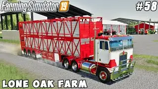 Sale and purchase of animals, new big tractor | Lone Oak Farm | Farming simulator 19 | Timelapse #58