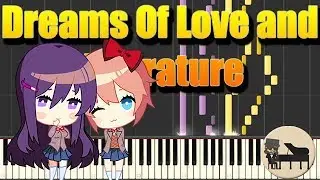 Dreams Of Love and Literature - Doki Doki Literature Club! [Piano Tutorial] (Synthesia) HD Cover