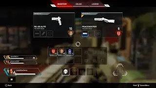 Apex Legends - How to access you're backpack/inventory  PS4/XBOX ONE
