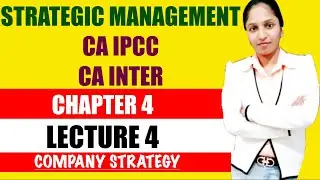CA IPCC CH 4 Strategic planning | CA INTER CH 4 CORPORATE Strategy | lecture 4 | #MANISHAGARGNOTES