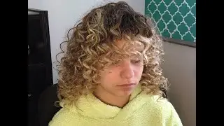 Natural Looking Curls | TikTok Inspired Curls | Bangs