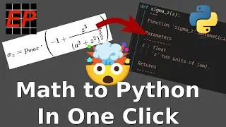 Convert Math to Python Code in One Click Using EngineeringPaper.xyz