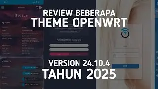 Review & Cobain Beberapa Tema Openwrt 2025