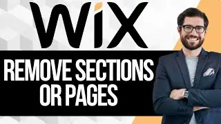 Как удалить разделы или страницы на сайте Wix