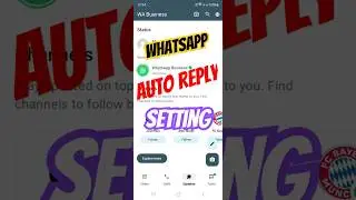 How to reply Automatically when you are away? #shortsfeed #whatsapptips #whatsapptricks
