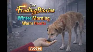 Winter Morning 🌫️ | Stray Dogs & Cows Feeding 🐕🐄 | Pehla Vlog ❤️ | इंसानियत की शुरुआत