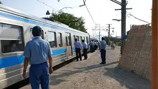 【魅惑の臨時駅「津島ノ宮」】上り7000けーくん（7000系）到着＋発車【2019年8月】
