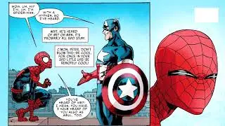 Captain America Stands Up For Spider-Man (Marvel Comic Dub: Spidey Issue 10 2016)